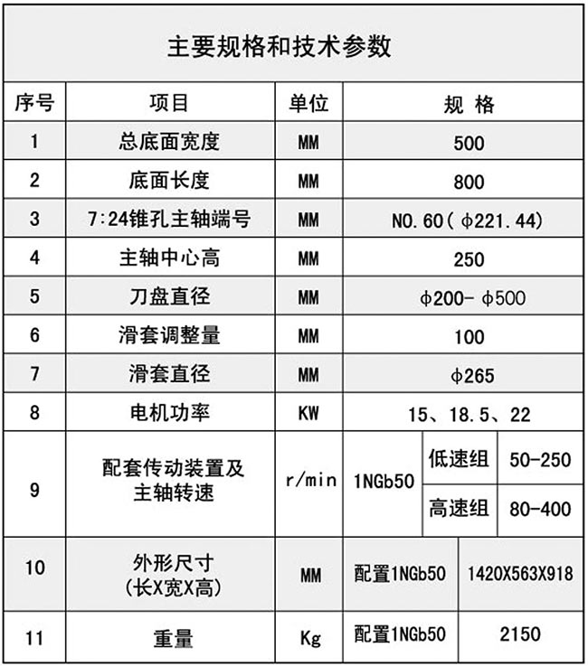 1TX50銑削草莓视频苹果下载技術參數